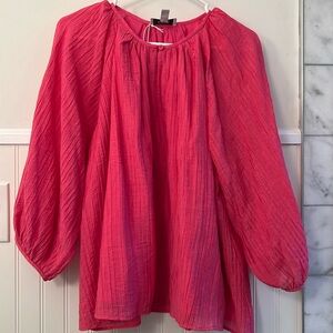 COS Puffsleeve Pink Blouse NWT (Size 6)